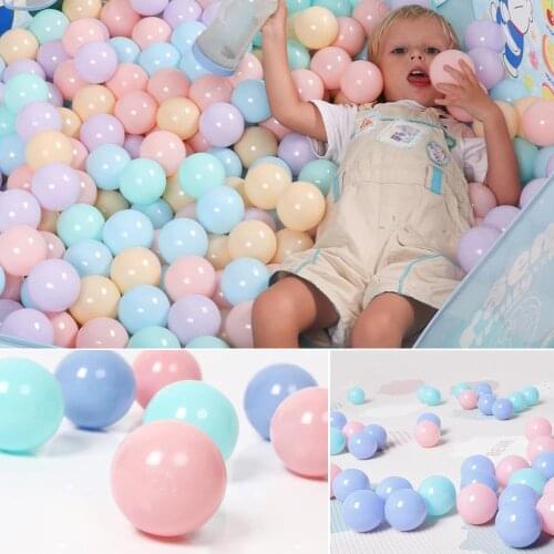 5.5cm 100Pcs Ocean Wave Ball Eco-Friendly Colorful Plastic Balls In The Pool Funny Baby Swim Pit Toy Play House Outdoors Sports