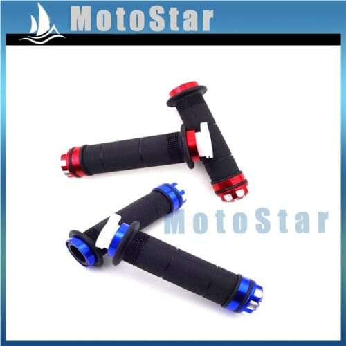 7/8'' 22mm Aluminum Twist Throttle Handle Grips For ATV Quad Pit Dirt Push Bike Motorized Bicycle Motorycle