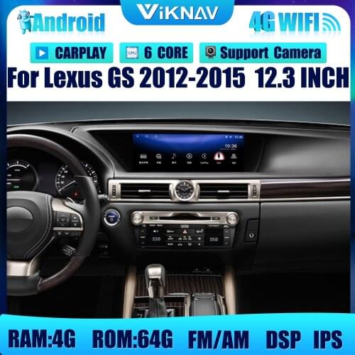 Android system car Radio player Video interface GPS navigation for Lexus GS 2012-2015 car stereo interface DVD Multimedia