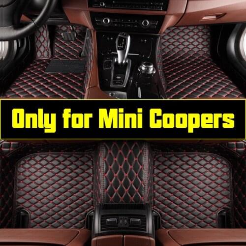 Car floor mats for BMW BMW Mini Countryman Paceman ONE Coopers R57 R58 F55 F56 F57car-styling all weather carpet floor liner