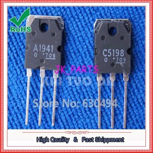 Free Shipping 1pair(2pcs) Original 2SA1941 & 2SC5198 Transistor A1941 & C5198