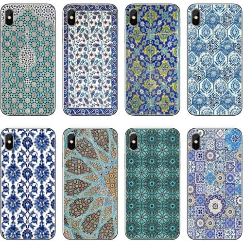 Turkish Mosaic Ornaments Soft Phone Case For Samsung Galaxy M30 A70 A60 A50 A40 A30 A10 A9 A8 A6 J8 J4 J6 Prime Plus 2018