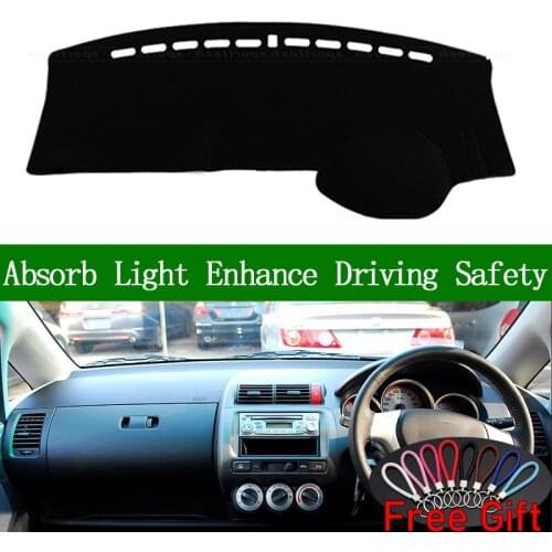 For Honda fit 2004 2005 2006 2007 Right Hand Drive Dashboard Cover Car Stickers Sun Shade Dash Mat Carpet Interior Accessories