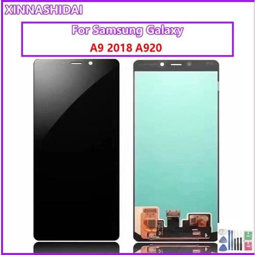 For SAMSUNG Galaxy A920 LCD Display Touch Screen Digitizer For SAMSUNG A9 2018 LCD A920FD A920 A920F LCD
