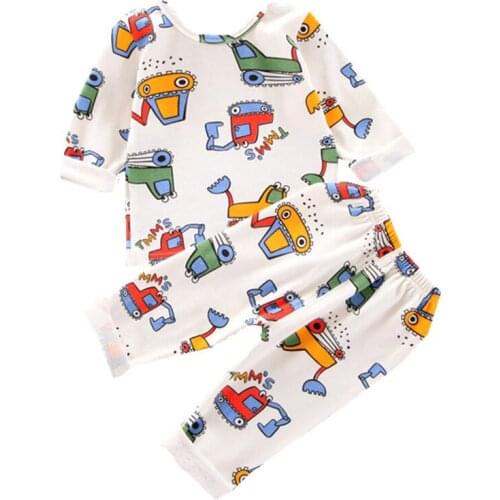 Home Apparel Baby Clothes Boys Set Toddler Girls Costume Spring Autumn T-shirt + Pants 2 PCS Children Clothing Suit Kids Tracks