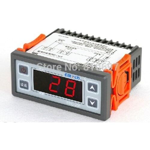 STC-200+ electronic temperature controller electron temperature probe thermoregulator microcomputer temperature controller