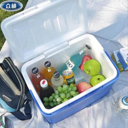 13L Car Fridge Mini Container Storage Cooler Warmer Box Car Freezer for Car Van Truck Home Car Cooler Box Dual Use Refrigerator