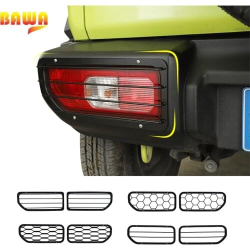 BAWA Lamp Hoods For Suzuki Jimny JB74 Car Tail Light Cover Rear Lamp Guards Decoration Accessories For Suzuki Jimny 2019-2021