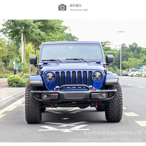 Suit For Shepherd Jeep Jl Jk 10th Anniversary with u Tube and Gap Plate Refitted Front Bumper
