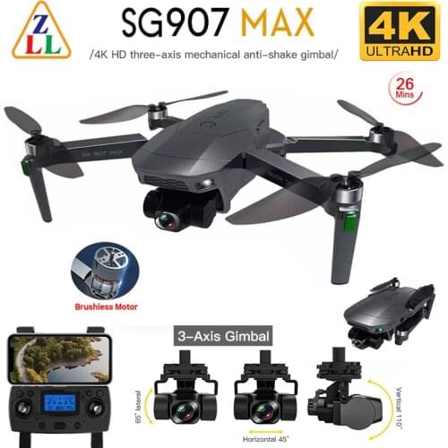 SG901/SG907 PRO GPS Drone with 2 Axis Gimbal Camera 4K HD 5G Wifi Wide Angle FPV Optical Flow RC Quadcopter Dron vs SG906 Pro 2