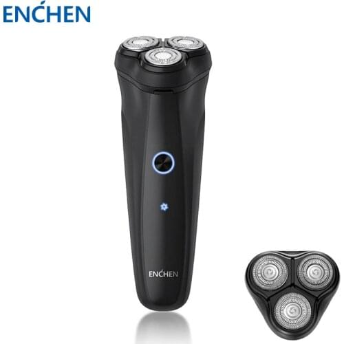 ENCHEN Warrior Electric Razor Shaving Beard Machine for Men USB Rechargeable portable 3D Floating blade Dry Wet Beard Trimmer