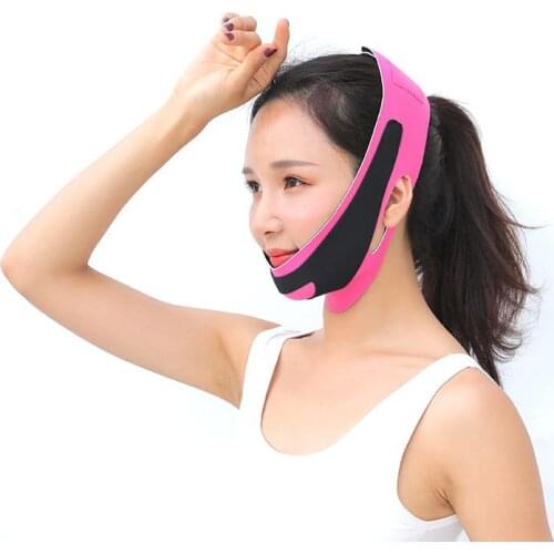 Chin Face Slimmer V Shape Mask Slim Lift Up Anti Wrinkle Mask Strap Band V Face Line Belt Women Face Slimming Mask