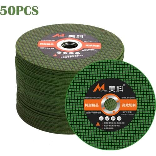 50PCS Metal Cutting Disc 107x1.2x16mm 5/8" Cut Off Wheel for Angle Grinder Circular Saw Blade Iron Stainless Steel Rotary Tools