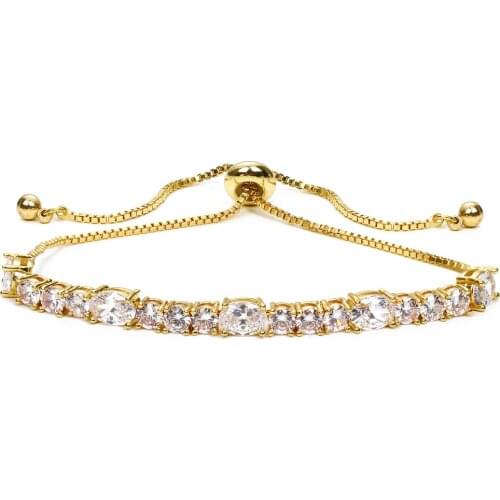 Bettyue Fashion Bracelet Delicate Ornament For Women&Girls Cubic Zircon Adjustable Bangle Multicolors Choice Bridal Party Gift