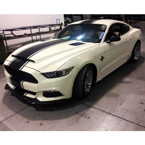 For Decal Graphic Stripe Body Kit for d Mustang Halo Projector Bonnet Exhaust LED Car Styling Hood Roof Truck