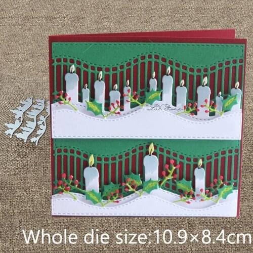 New Design Craft Metal stencil mold Cutting Dies candle leaves decoration scrapbook die cuts Album Paper Card Craft Embossing