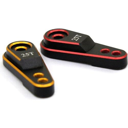 Aluminum Alloy 25T M3 Threads Steering Link Servo Arm For 1/10 RC Crawler Car Traxxas TRX4 Upgrade DIY Replacement Accessories