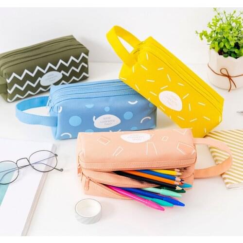 School Pencil Case Kawaii Penalty 2020 Pencilcase Creative Pen Case Box Girls Boys Cute Big Pencil Pouch Bag Stationery Supplies