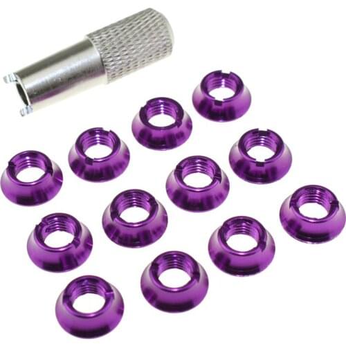 STAR POWER Radio control transmitter color switch nut for Futaba JR RC toys 8 pieces with 1 pieces key
