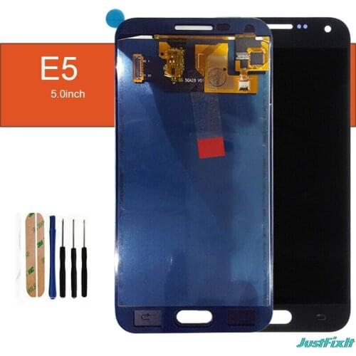 Super AMOLED For SAMSUNG Galaxy E5 LCD Display Touch Screen Digitizer For Galaxy E5 E500 E500M E500F E500H LCD Display