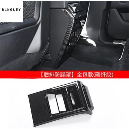 1pc ABS Carbon fiber rear air conditioning outlet decoration cover for 2016-2018 Land Rover Discovery Sport car accessories