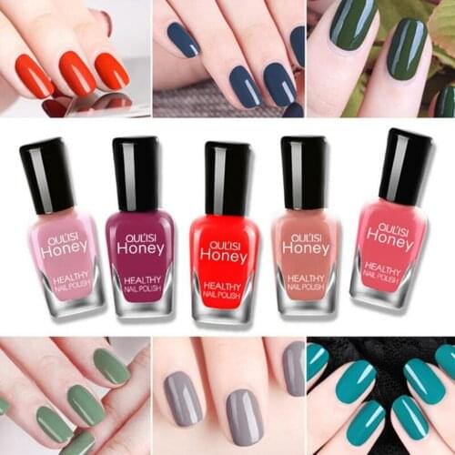 8ML Nail Polish Shiny Nail Art Gel Polish Peelable Waterproof Nail Protector Coat Water Based Breathable Manicure Nail Varnish