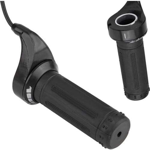 Motorcycle Accelerator Electric Scooter Twist Speed Throttle Grip Black for Motorcycle E-bike Scooter Switch with 3 Wires