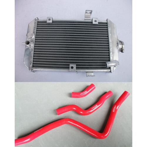 Aluminium radiator and silicone coolant hose for ATV 2001-2005 Yamaha Raptor 660/660R 660cc 4-stroke 01 02 03 04 05