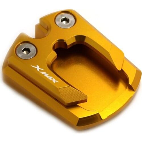 Motorcycle CNC Side Stand Enlarge Plate Kickstand Extension Pad For XMAX 300 XMAX300 2017-2018