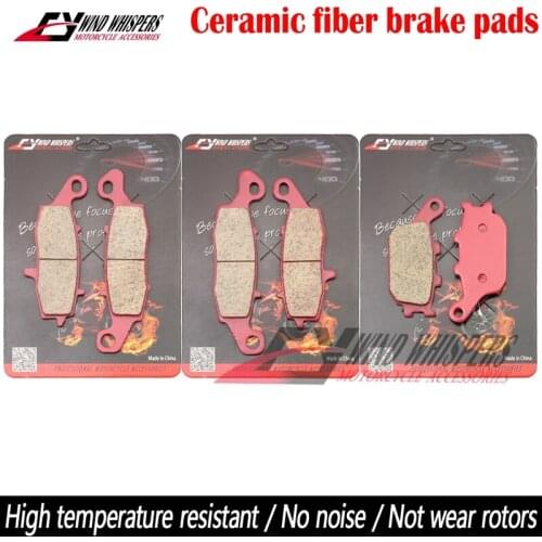 Motorcycle Ceramic Front Rear Brake Pads For Suzuki SV400 DL650 DL 650 1000 V-Strom GSF 650 GSF650 SV 650 SV650 GSR 750 GSR750
