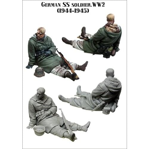 1/35 model kit resin kit soldiers in winter War II 455