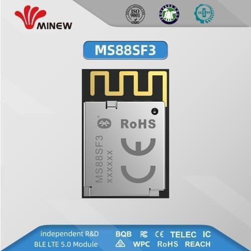 BQB FCC CE RoHs Certified High Quality Smallest Size Nordic nRF52833 Bluetooth 5.1 BLE Module