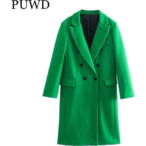 Женские прямые пальто PUWD China At AliExpress