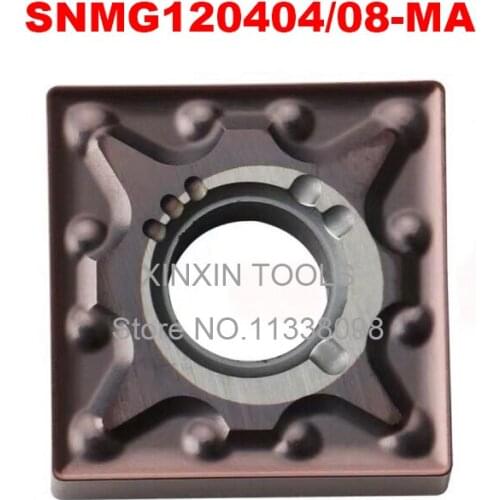 SNMG120404-MA/SNMG120408-MA*10pcs Turning Insert,Cutting blade for MSKNR/MSDNN Turning tip for Stainless Steel