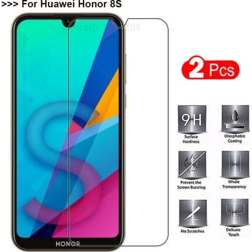 Huawei Honor 8S Glass Honor 8S Glass Screen Protector Huawei Honor 8S KSA-LX9 8 S Honor8S Tempered Glass Phone Cover Film 5.71