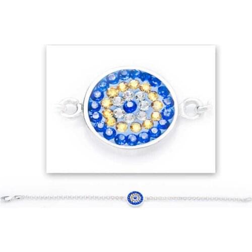 Tevuli 925 Sterling Silver Evil Eye Women Bracelet