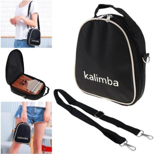 17/15/10 Key Universal Kalimba Storage Bag Thumb Piano Mbira Zipper Soft Case Thumb Piano Kalimba Mbira Case Musical Instruments