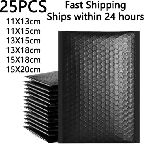 Faster shipping packing bags bubble envelopes shipping mailer 25pcs mailing bags poly mailer bag 3 size polymailer envelope