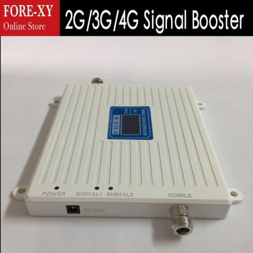 ZQTMAX 2G 3G 4G Mobile Signal Booster DCS 1800mhz 3G 2100mhz Cellphone Celluar Amplifier LTE UMTS Data Repeater 65dB