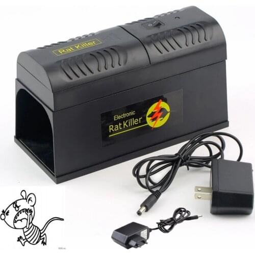 High-Efficiency Electronic Mousetrap Rodent Killer Indoor And Outdoor Use High-Voltage Rodent Killer Pest Removal Trap