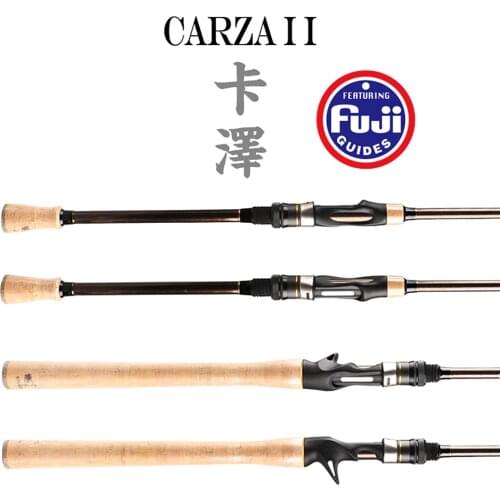 Japan Fuji carbon ML M power spinning rod 1.98m ultralight spinning wooden handle rods casting spinning fishing carbon rod china