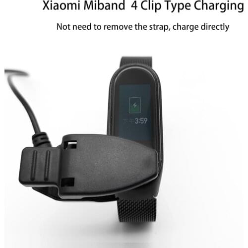 For Xiaomi Miband 4 USB Charging Dock Cable Cord Charger Adapter Replacement For Mi Band 4 Smart Wristband Film Accessories