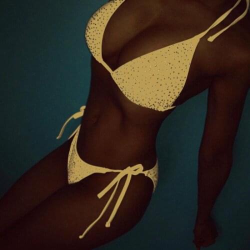 New Sexy Bikini Silk Cover Cotton Solid Bright Color Split Swimsuit With Diamond Women Swimwear Push Up Bikini Set Bathing Beach