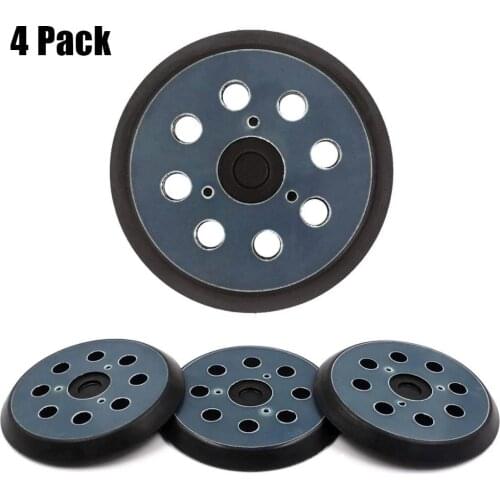 4Pack 5 Inch 8 Holes Sander Backing Pads Hook &Loop For MKT 743081-8 743051-7