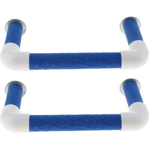 Amagogo Pet Bird Parrot Cage Accessories Birds Stand Wooden Perch