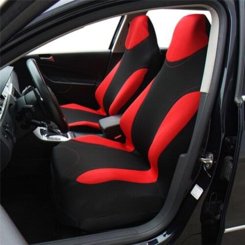 Car Seats Cushion Charcoal Car Seat Covers For Car Auto SUV Polyester Cloth Integrated Headrests