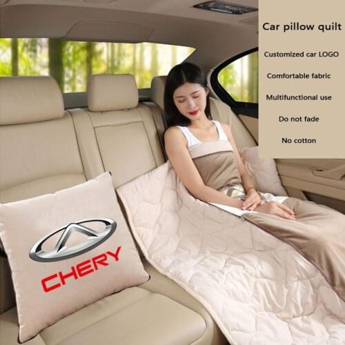 Car portable travel quilt Foldable Patchwork Sleeping Quilt Throw Pillow For Chery Fulwin T11 A1 A3 A5 TIGGO 5 3x MVM X22 DR3