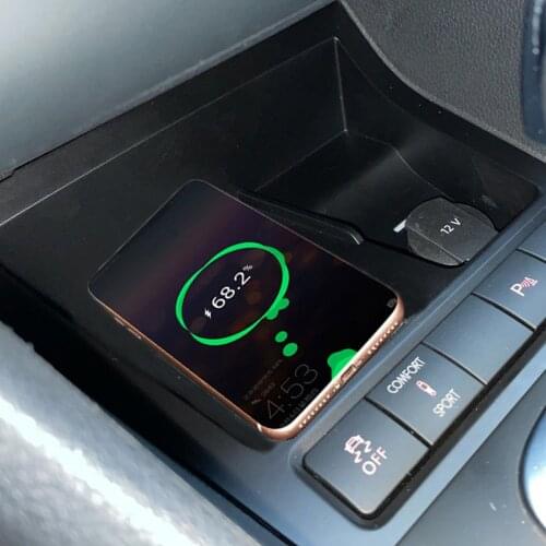 For VW Golf 6 MK6 2008-2013 car QI wireless charger 15W fast charging plate charging case wireless phone charger accessories