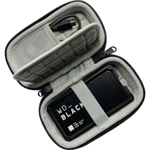 Carrying Case for Western Digital WD_BLACK P50 Game Hard Drive Storage Box Protection Bag