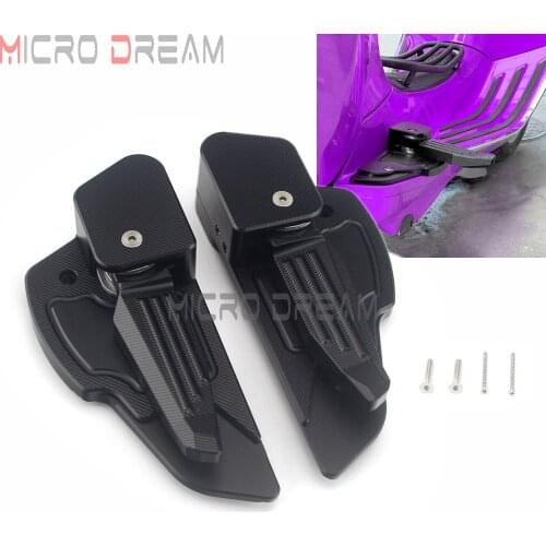 Black Scooter Rear Footrest Foldable Pedal Footrests Passenger Extension for Vespa Prima 125 150 SPRINT Primavera Foot Rest Step